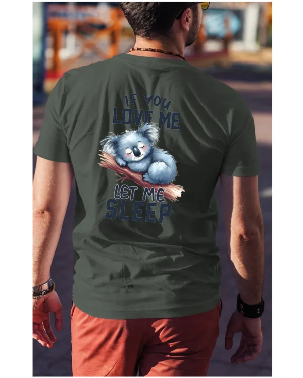 Koszulka Śpiąca koala, "Let me sleep" - Unisex