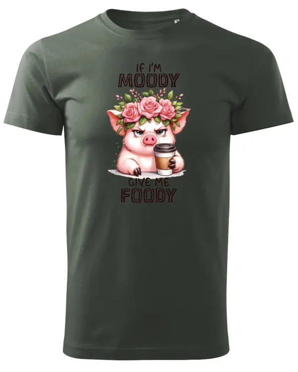Koszulka Gdy mam humorki, daj mi jedzonko - Unisex