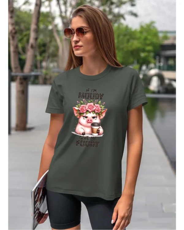Koszulka Gdy mam humorki, daj mi jedzonko - Unisex