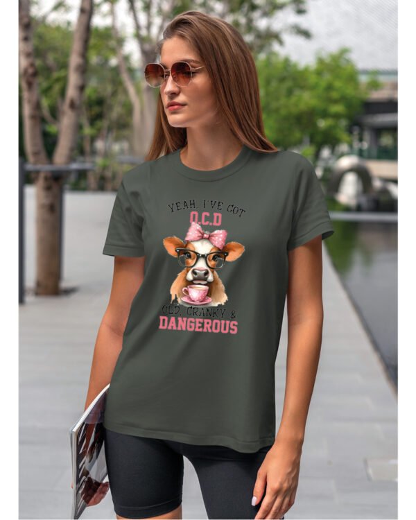 Koszulka OCD Old, Cranky and Dangerous! UNISEX