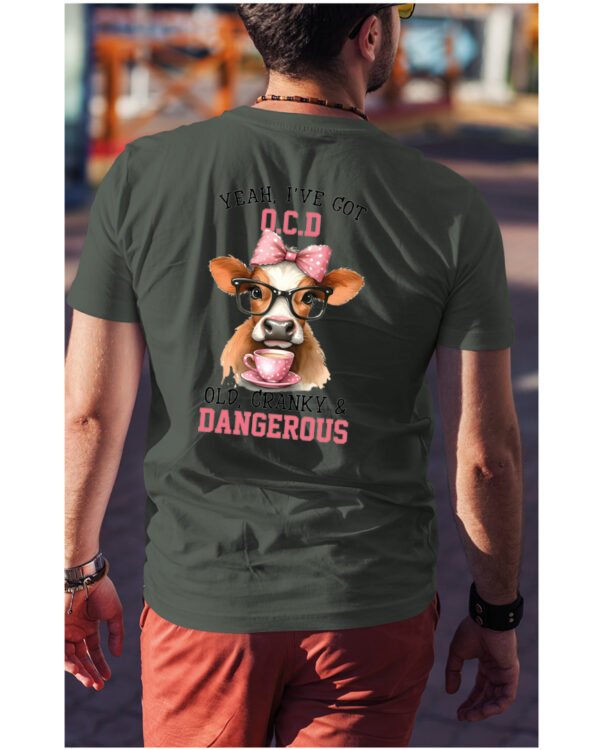 Koszulka OCD Old, Cranky and Dangerous! UNISEX