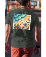 Koszulka Plaża, fale i klapki UNISEX