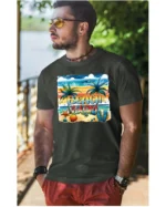 Koszulka Plażowy luz <br>idealna na letnie dni - Unisex, dla niego