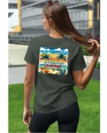 Koszulka Plażowy luz <br>idealna na letnie dni - Unisex, dla niej