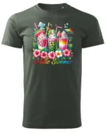 Koszulka Witaj Lato! <br>ciesz się owocowymi smakami - Unisex, dla niego