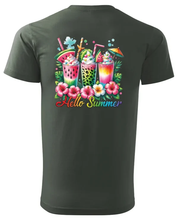 Koszulka Witaj Lato! <br>ciesz się owocowymi smakami - Unisex, dla niego