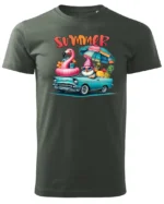 Koszulka Lato pełne radości <br>wyrusz w podróż do przygód - Unisex, dla niego
