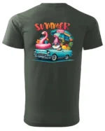 Koszulka Lato pełne radości <br>wyrusz w podróż do przygód - Unisex, dla niego