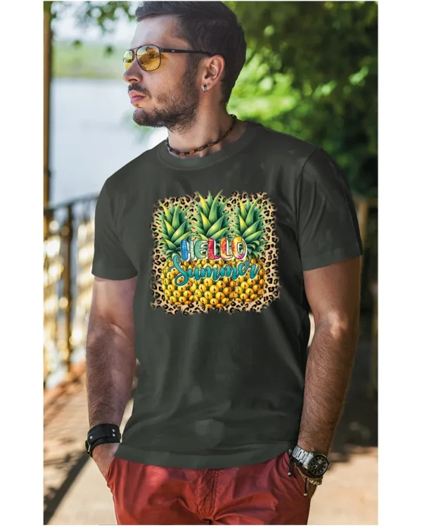 Koszulka Owocowe Lato <br>poczuj tropikalne wibracje - Unisex, dla niego