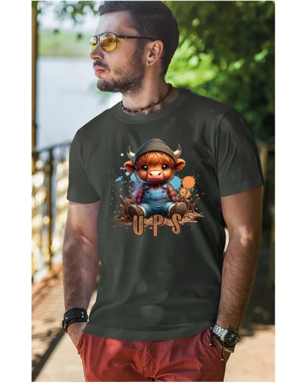 Koszulka Mówiłem, że to nie ja! <br>urocza krówka w akcji - Unisex, dla niego