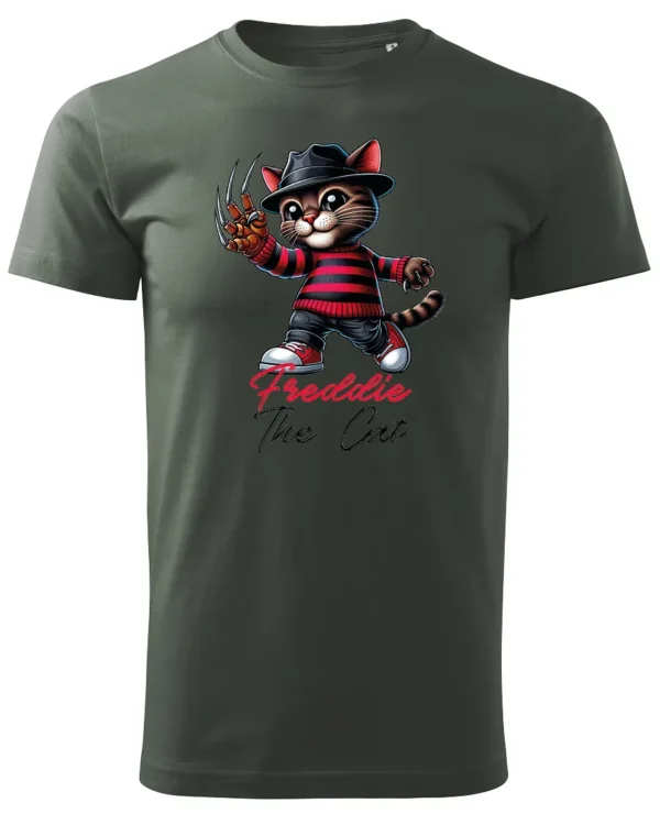 Koszulka Koci horror, Freddie the Cat - Unisex