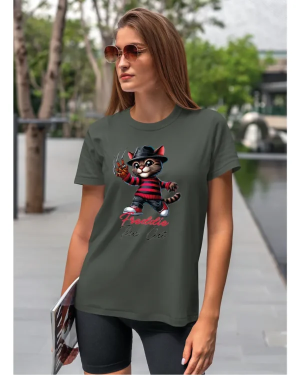 Koszulka Koci horror, Freddie the Cat - Unisex