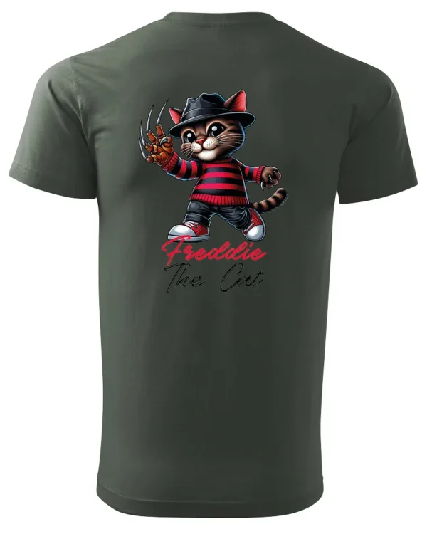 Koszulka Koci horror, Freddie the Cat - Unisex