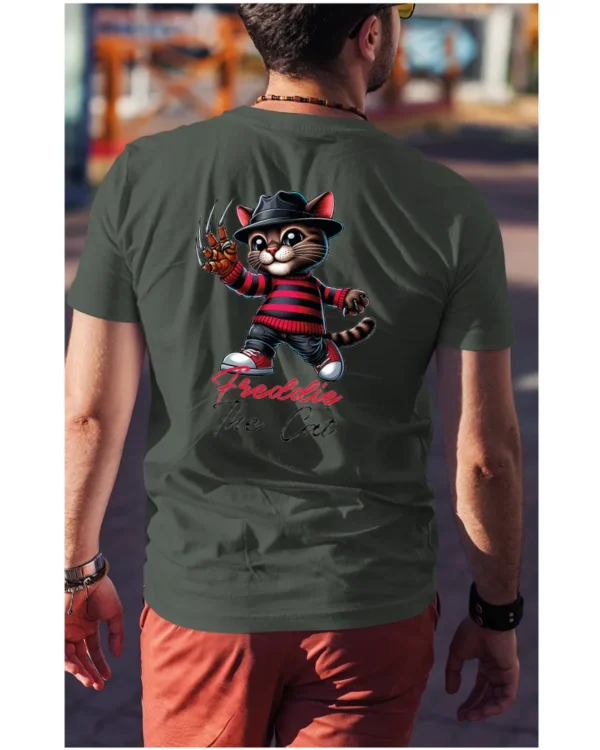 Koszulka Koci horror, Freddie the Cat - Unisex