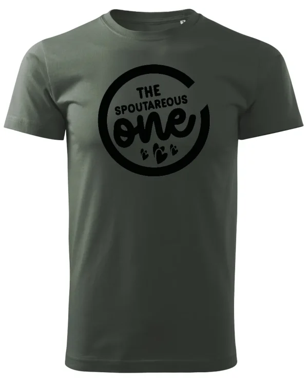 Koszulka wyjątkowy i spontaniczny, „The Spoutareous One” – Unisex