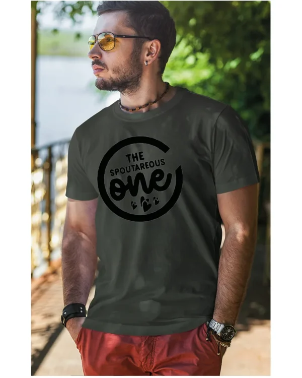 Koszulka wyjątkowy i spontaniczny, „The Spoutareous One” – Unisex
