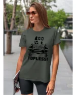 Koszulka Wolność bez ograniczeń, „Go Topless!” – Unisex