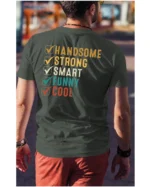 Koszulka Handsome, Smart, Funny wybierz swoje atuty – Unisex