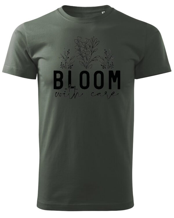 Koszulka Kwitnij z miłością do siebie, „Bloom with care” –  Unisex