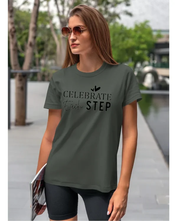 Koszulka Świętuj każdy krok, „Celebrate Each Step” – Unisex