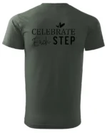 Koszulka Świętuj każdy krok, „Celebrate Each Step” – Unisex