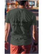 Koszulka Rozwijaj się przez błędy, „Learn from mistakes” – Unisex