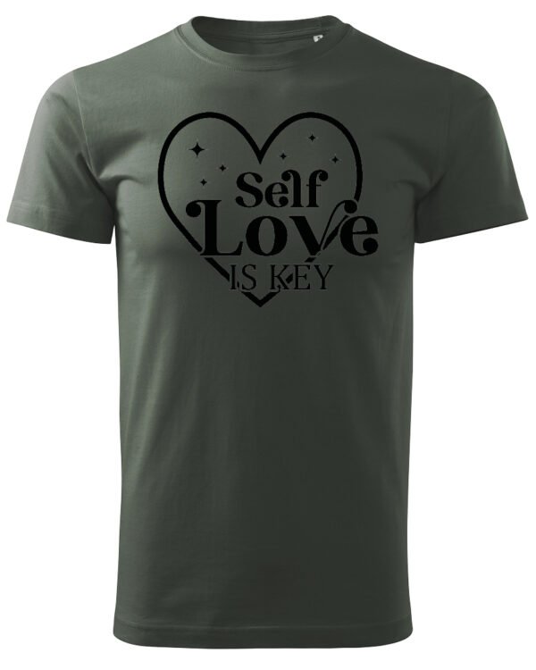Koszulka Self love is key, miłość do siebie to podstawa – Unisex