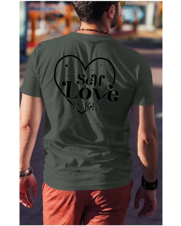 Koszulka Self love is key, miłość do siebie to podstawa – Unisex