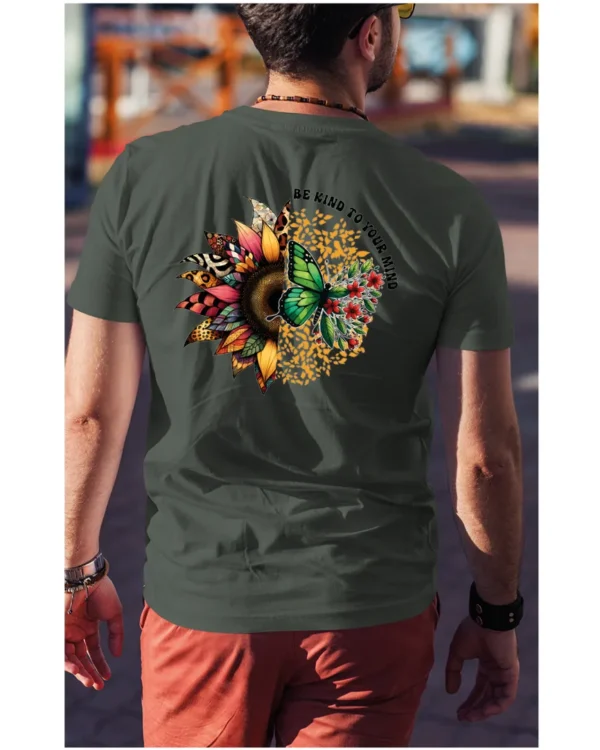 Koszulka Dbaj o swój spokój, „Be kind to your mind” – Unisex