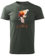 Koszulka Burn in Love <br>Romantyczny płomień - Unisex, dla niego