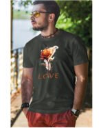 Koszulka Burn in Love <br>Romantyczny płomień - Unisex, dla niego