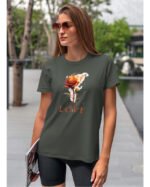 Koszulka Burn in Love <br>Romantyczny płomień - Unisex, dla niej