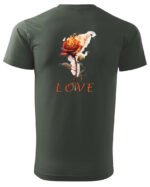 Koszulka Burn in Love <br>Romantyczny płomień - Unisex, dla niego