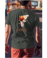 Koszulka Burn in Love <br>Romantyczny płomień - Unisex, dla niego