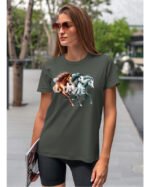 Koszulka Miłość w Galopie <br>Konie i wolność - Unisex, dla niej