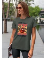 Koszulka Live Today <br>Kurczak na luzie - Unisex, dla niej