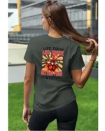 Koszulka Live Today <br>Kurczak na luzie - Unisex, dla niej