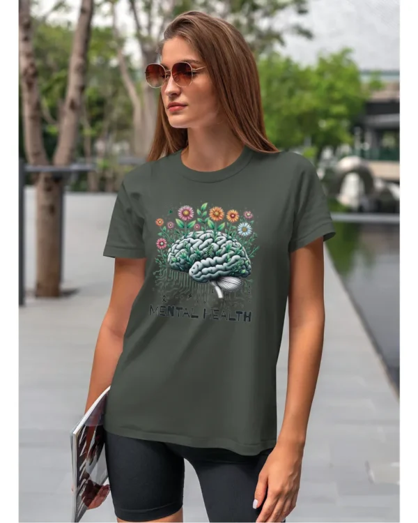 Koszulka Mental Health <br>Zdrowie Psychiczne - Unisex, dla niej