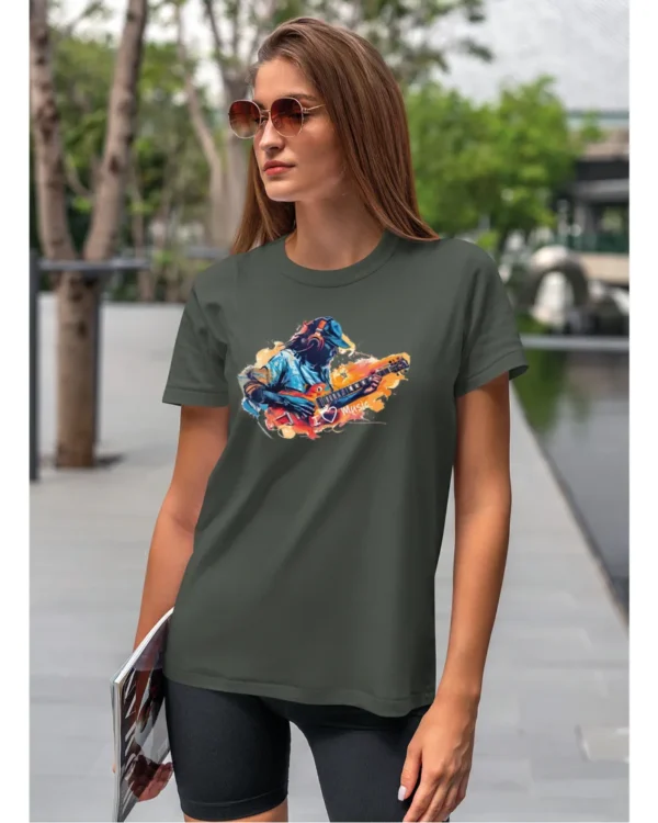 Koszulka Kocham muzykę <br>Pasja do dźwięków - Unisex, dla niej