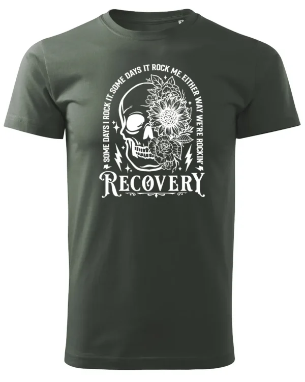 Koszulka Recovery <br>Rock'n'rollowy powrót - Unisex, dla niej, edycja White