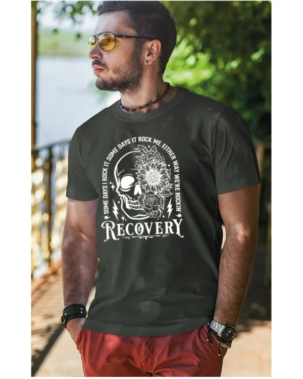 Koszulka Recovery <br>Rock'n'rollowy powrót - Unisex, dla niego, edycja White