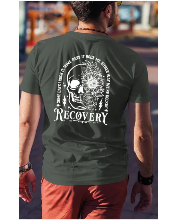 Koszulka Recovery <br>Rock'n'rollowy powrót - Unisex, dla niego, edycja White