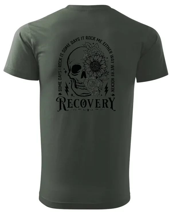 Koszulka Recovery <br>Rock'n'rollowy powrót - Unisex, dla niej, edycja Midnight