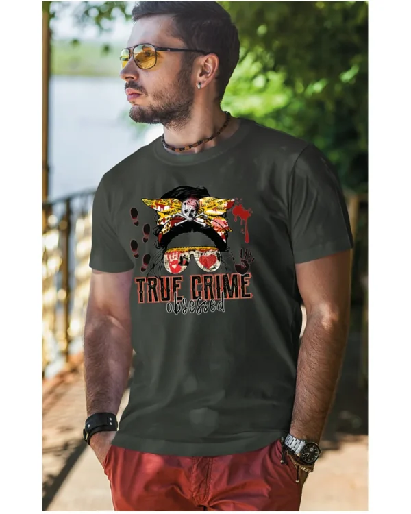 Koszulka True Crime <br>Mroczna fascynacja - Unisex, dla niego