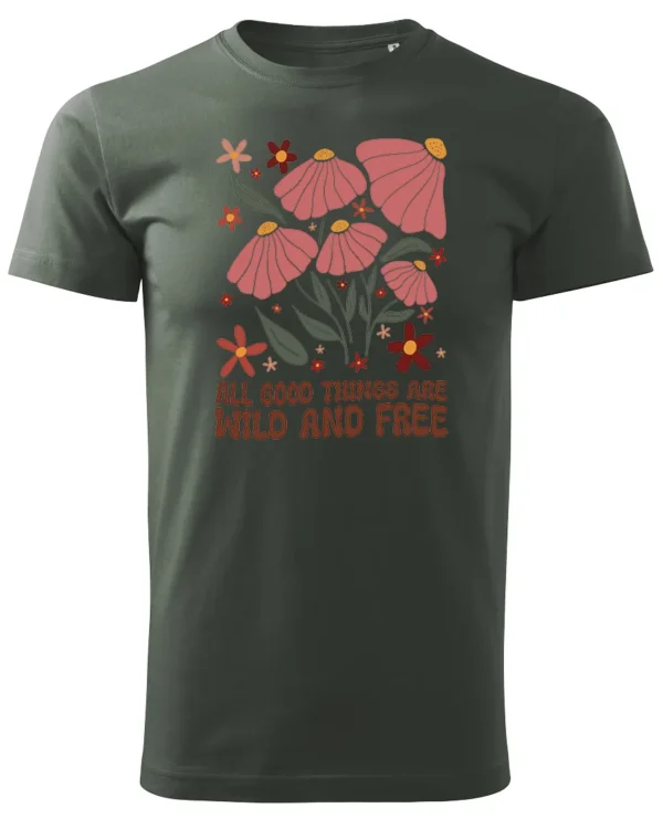 Koszulka Wild and Free <br>Piękno natury - Unisex, dla niej