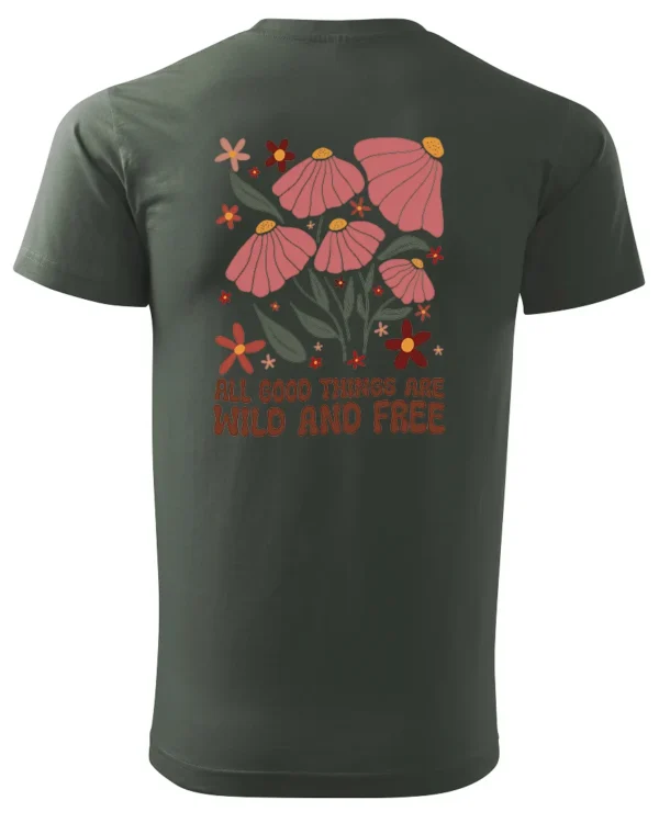 Koszulka Wild and Free <br>Piękno natury - Unisex, dla niej