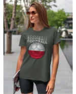 Koszulka Football <br>Miłość do gry - Unisex, dla niej