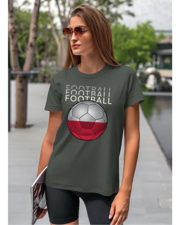 Koszulka Football <br>Miłość do gry - Unisex, dla niej