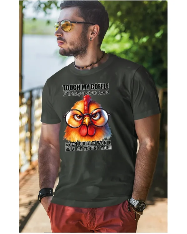Koszulka Touch my Coffee <br>I'll slap you so hard - Unisex, dla niego