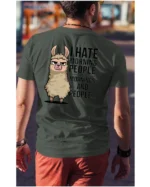Koszulka I Hate Mornings <br>And people - Unisex, dla niego